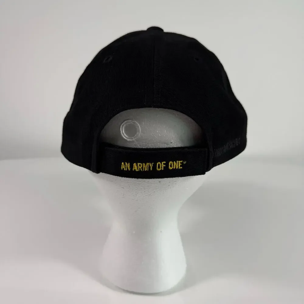 NASCAR 01 U.S. Army Racing Hat Black Flame Strapback‎ Cap